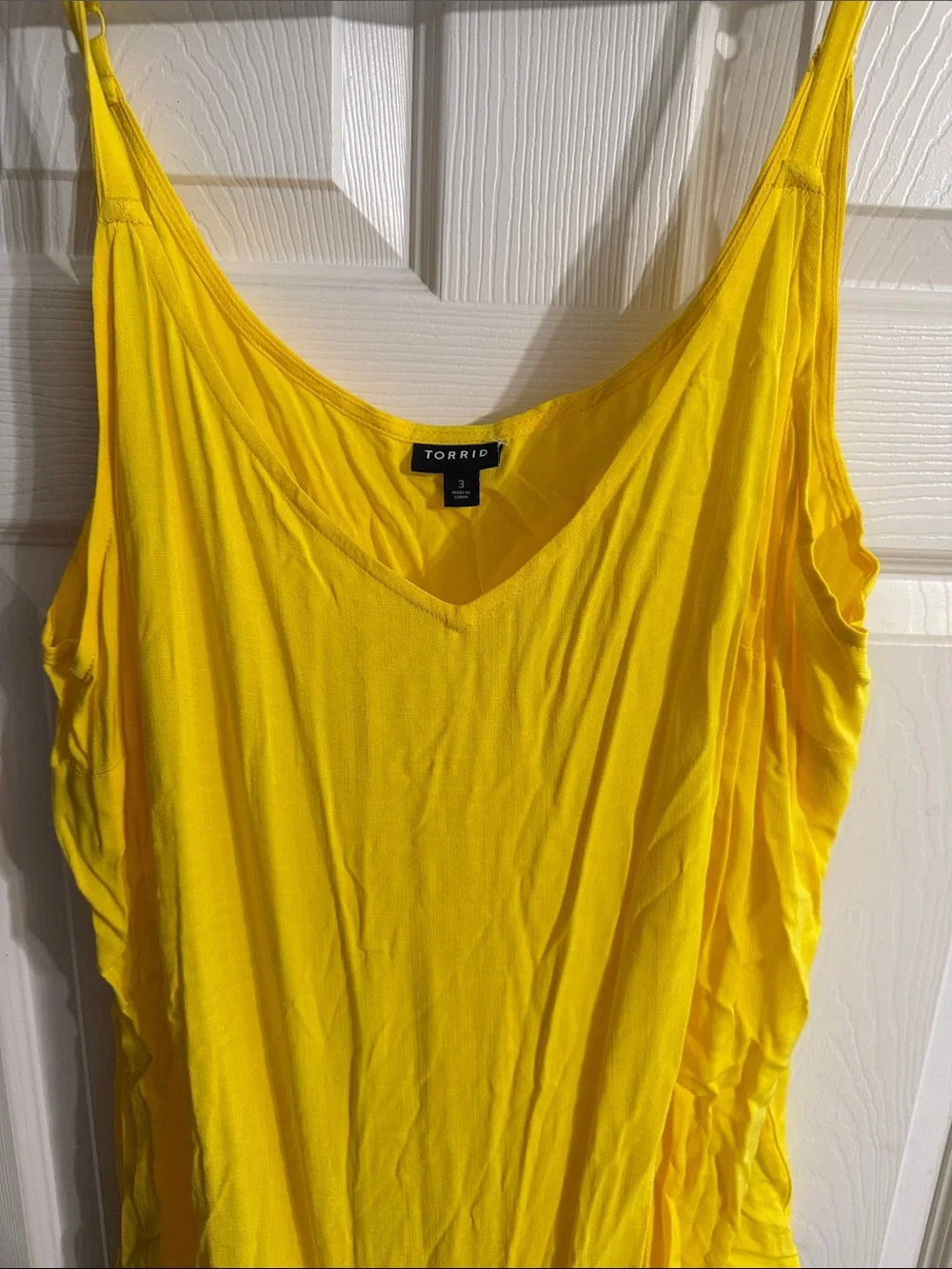 torrid Bright Yellow V-Neck Camisole
